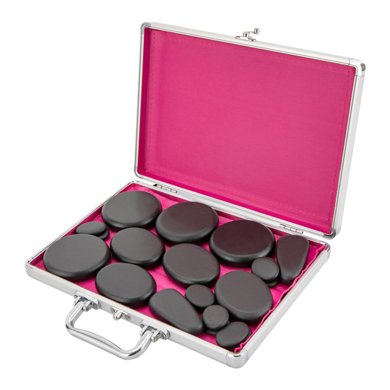 JOYDING Volcanic Rock Hot Stones Massage Set Heater for Spa